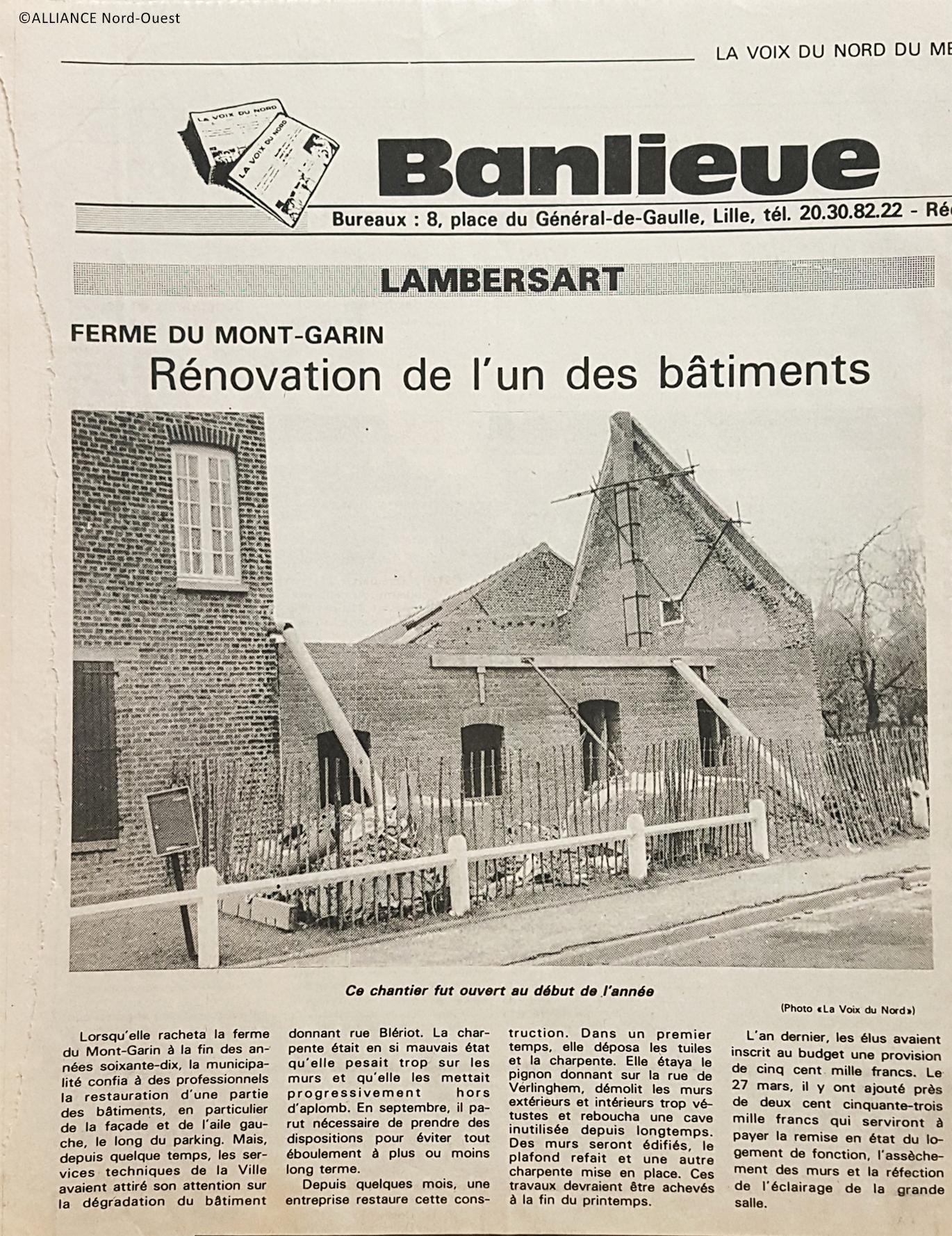 Patrimoine rural Ferme du Mont Garin Sivom